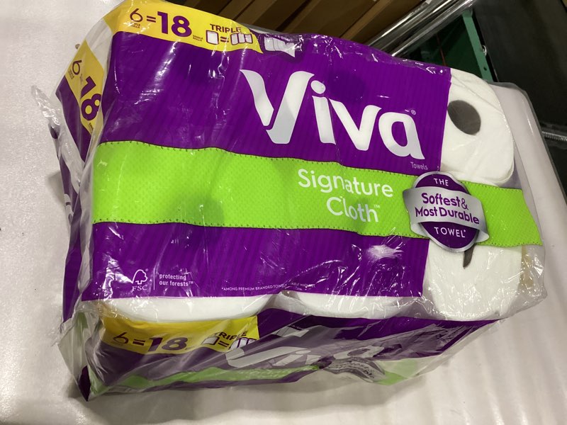 Condition photo showing Good Condition for Signature Cloth Paper Towel Roll (6-Pack-129-Sheets Per Roll)