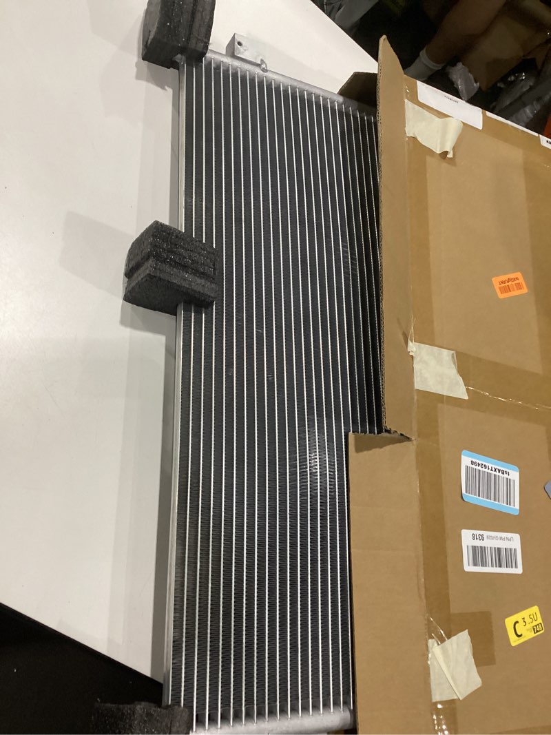 Condition photo showing Good Condition for air conditioning a/c condenser compatible with ford explorer 2011-2019 v6 3.5l naturally aspirated # bb5z19712a, eb5z19712a oe: 7-3911, bb5z19712a, eb5z19712a, fo3030232