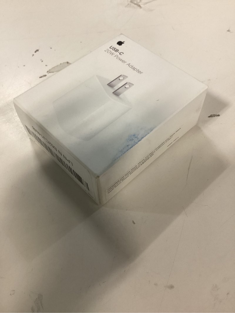 Condition photo showing New/Like New for Apple 20W USB-C Compact Power Adapter: Fast and Convenient Charging, Type C Wall Charger Power Adapter Only No Cable