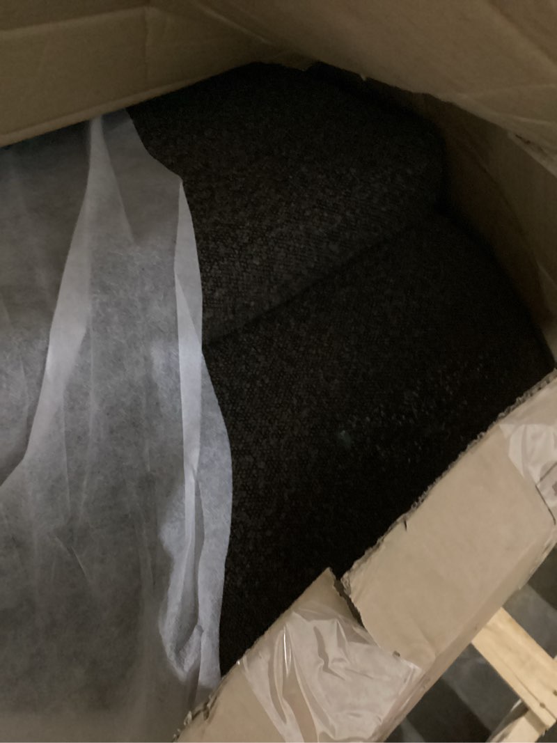 Condition photo showing Good Condition for Spatial Order Upholstered 360° Barrel Back Swivel Chair | Accent Chairs for Living Room & Bedroom | Decorative Home Furniture, Brown Boucle