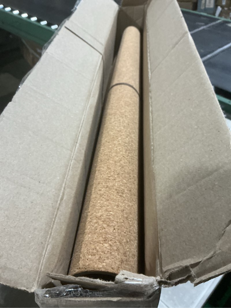 Condition photo showing Good Condition for luxury cork yoga mat - non slip, extra thick grip. thicker, longer, and wider for more comfort and support. tough enough for hot yoga. natural, non toxic, and eco friendly. optional alignment lines. extra thick 80" x 26" x 6.5mm dreamer