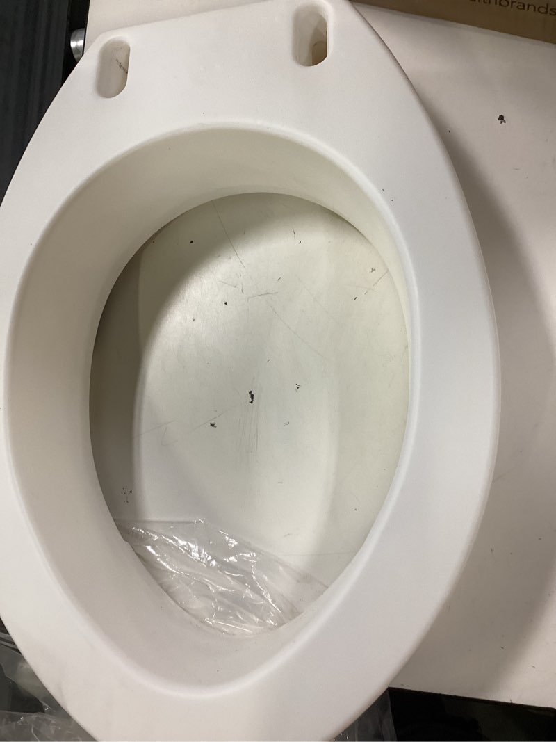 Condition photo showing Good Condition for carex 3.5 inch raised toilet seat with arms, elongated toilet seat riser, up to 250 lbs capacity, elevating & raising seat for elderly & handicap, universal, slip-resistant with padded handles, white