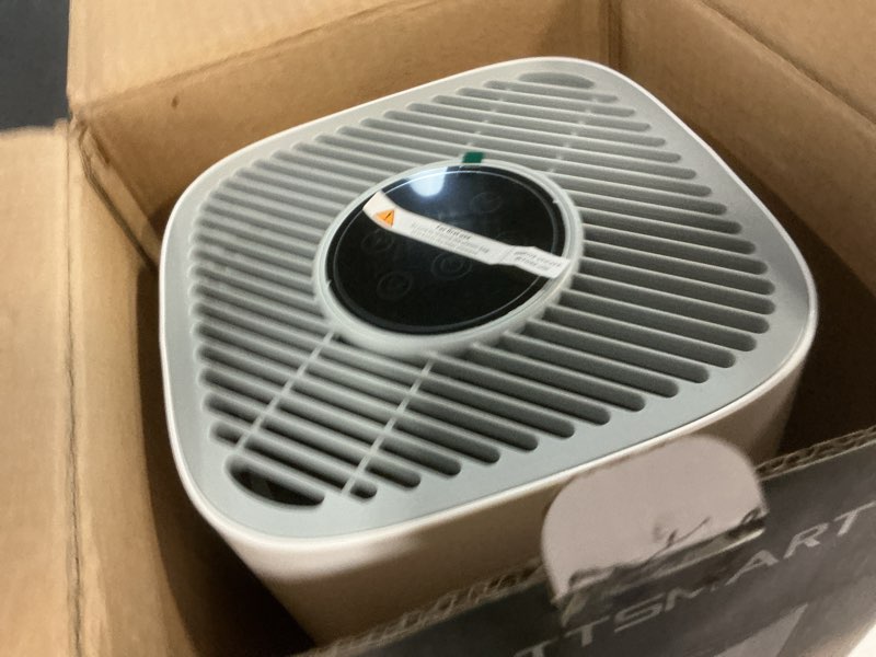 Condition photo showing Good Condition for Air Purifier for Home, H13 True HEPA Filter With Activated Carbon Filter, Air Cleaner for Room with Sleep Mode & Night Light, Remove Pets Hair Dust Smoke, White