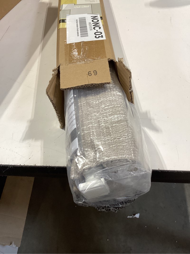 Condition photo showing Good Condition for no tools no drill cordless roman shades for indoor windows 100% blackout, for window size 24" w × 48" h beige beige 24" w × 48" h