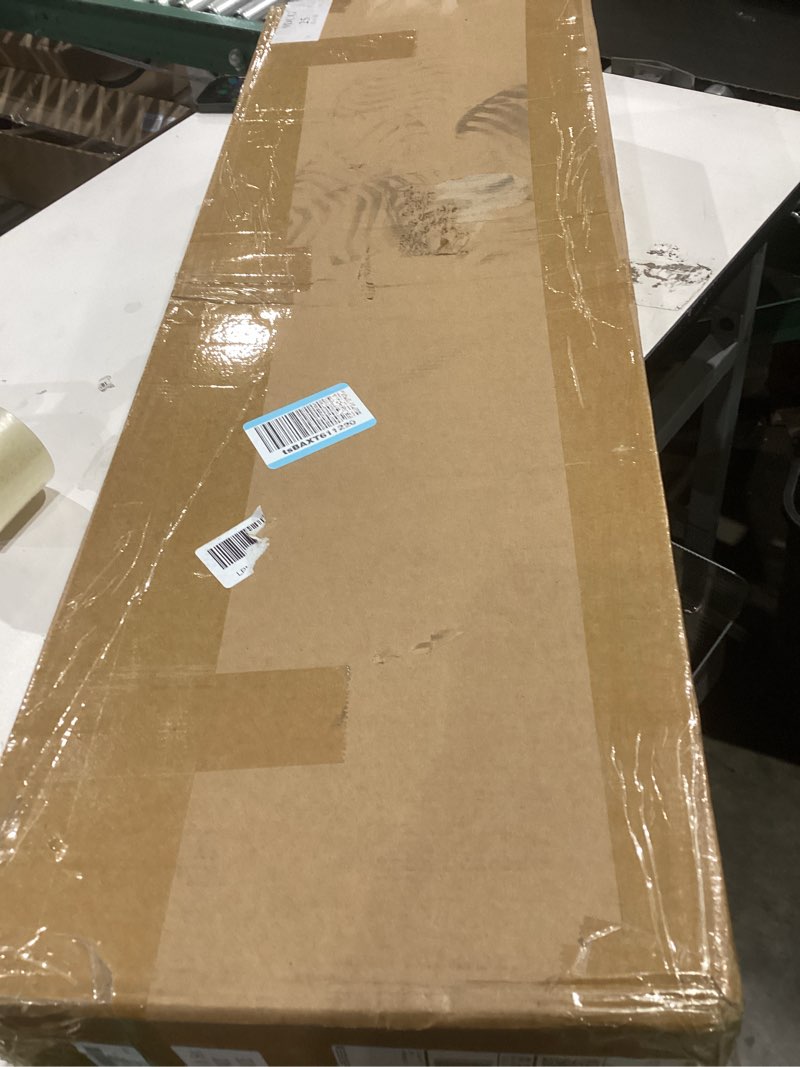 Condition photo showing Good Condition for 37" Wide Double Pole Snow Shovel for Driveway with Wheels Set Heavy Duty Aluminum Blade Remover, Adjustable Handle Includes Brush and Gloves, Barn Snow Pusher Hand Plow, Sidewalks and Doorways (Blue)