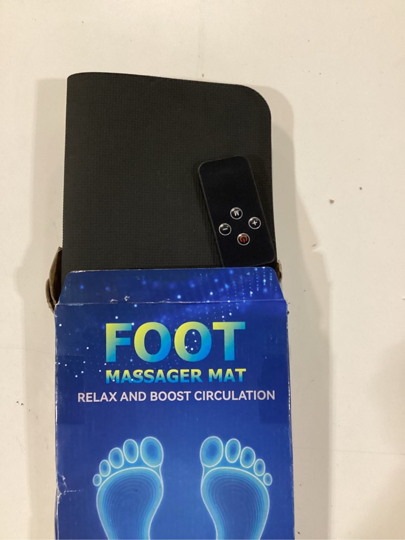 Condition photo showing As Is for transcutaneous electronic nerve stimulator and powered muscle stimulation for pain relief, ems foot massager