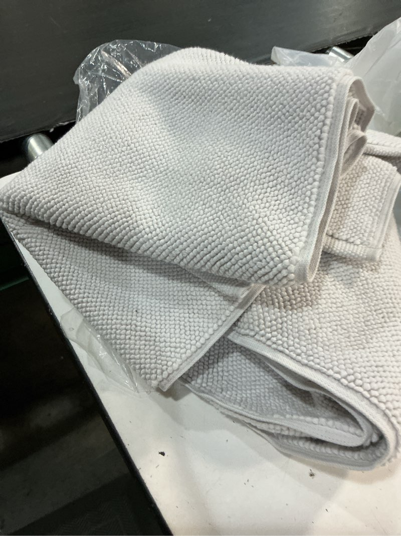 Condition photo showing Good Condition for quince turkish cotton bath mat bundle, one size, silver
