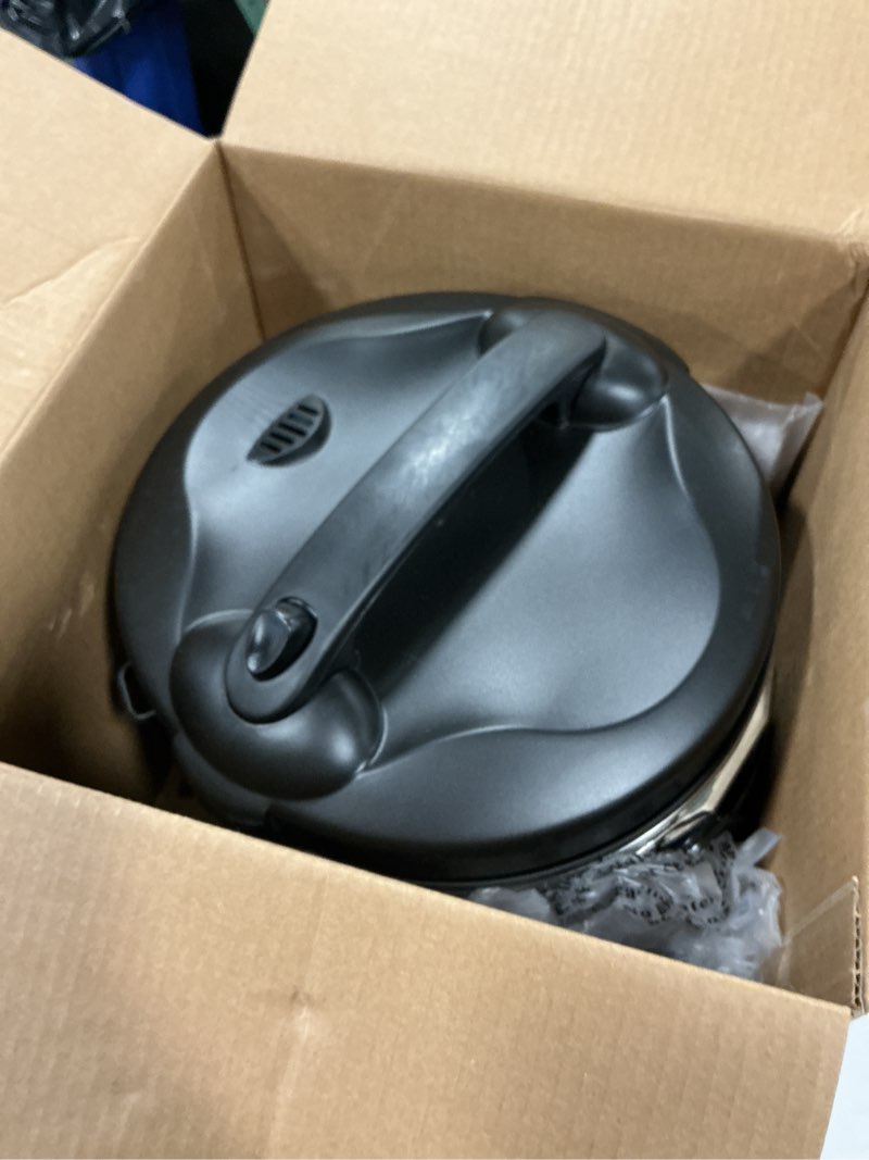 Condition photo showing Good Condition for COMFEE' Rice Cooker, Slow Cooker, Steamer, Stewpot, Sauté All in One (12 Digital Cooking Programs) Multi Cooker (5.2Qt ) Large Capacity. 24 Hours Preset & Instant Keep Warm, Black/Silver (MB-M25) 10 Cups Uncooked