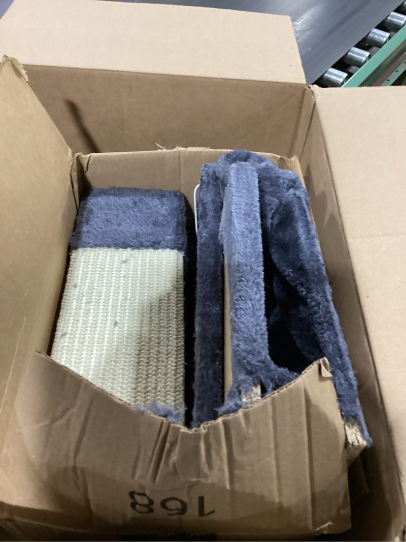 Condition photo showing New/Like New for (similar to the ) sweetcrispy cat tree tower, cat climbing tower with natural sisal scratching posts,cats and kittens play