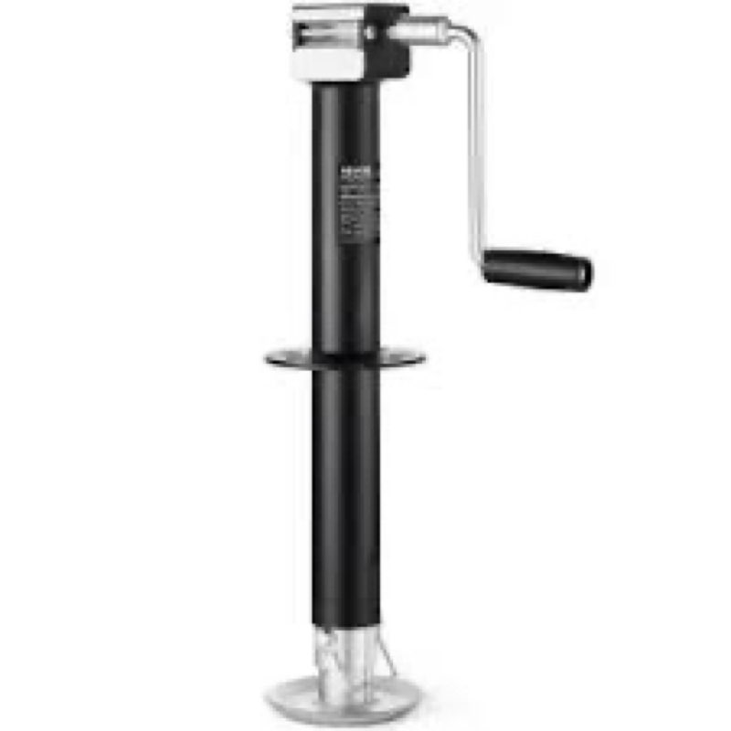vevor 5000 lbs a-frame trailer jack, 15-inch vertical travel, trailer lift jack with adjustable 7-le