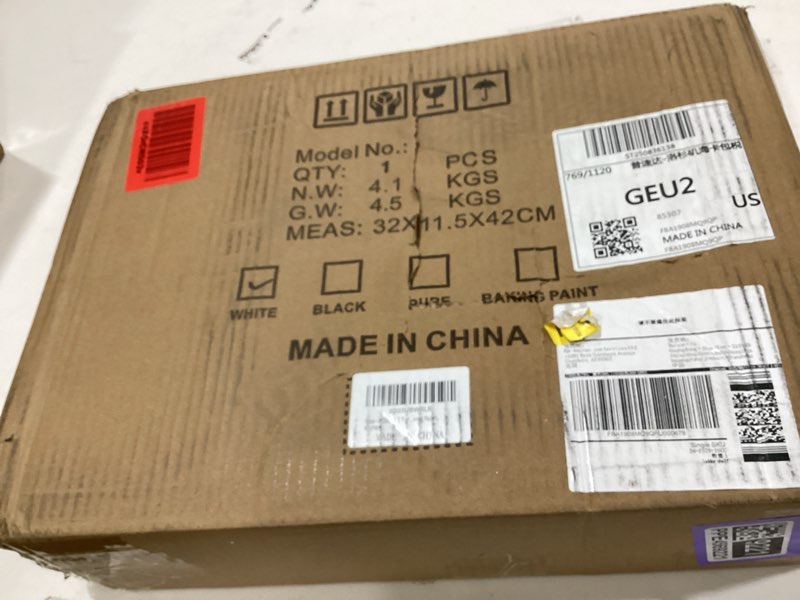 Condition photo showing New/Like New for 3 Tier Bamboo Bathroom Shelves, Ladder Shelf for Storage, Rustic Home Organizer, Space-Saving Design, Stylish Display Nightstand, Stylish Storage Solution for Home, Living Room, Kitchen Without drawers Fashion White