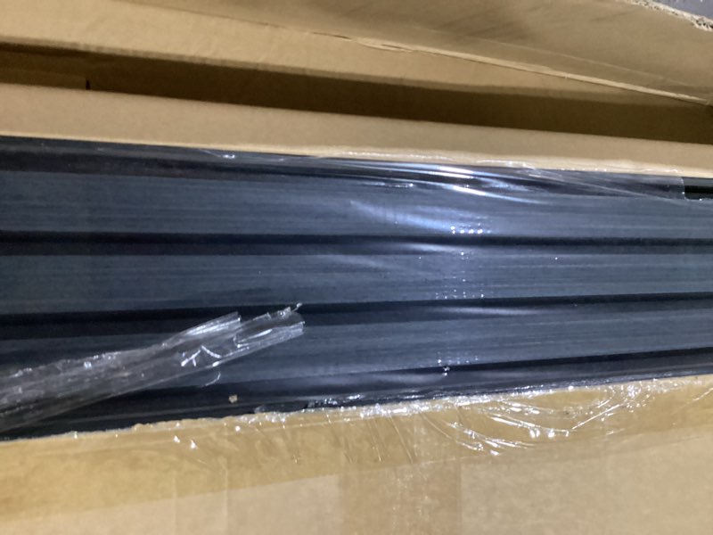 Condition photo showing Good Condition for 2-pack acoustic wall panels - wood slat wall decor - soundproof panels 2 pc - 94.5x12.6 inches black oak