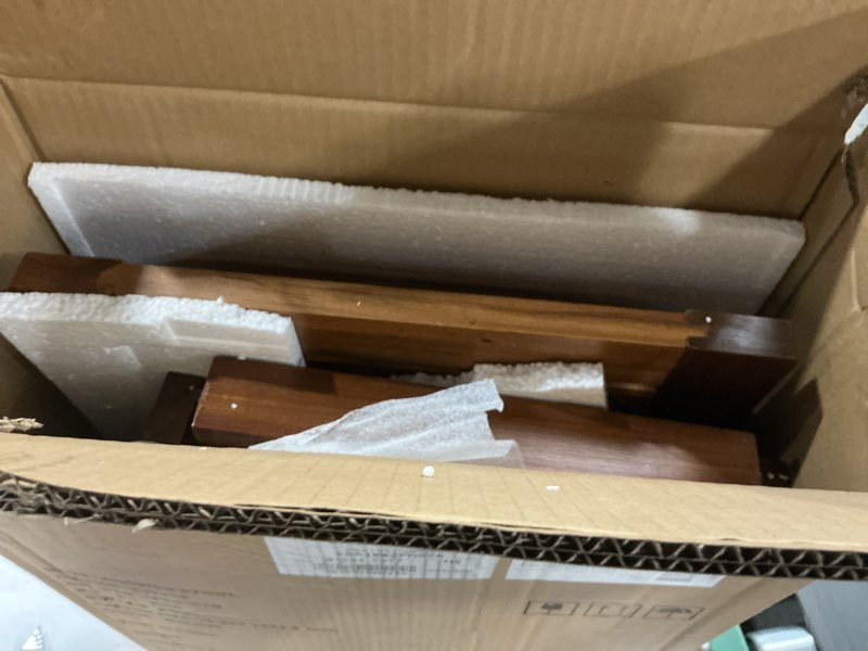 Condition photo showing New/Like New for outdoor shower bench, 20" solid acacia wood shower stool waterproof shower seat with storage shelf for bathroom - sb001 large