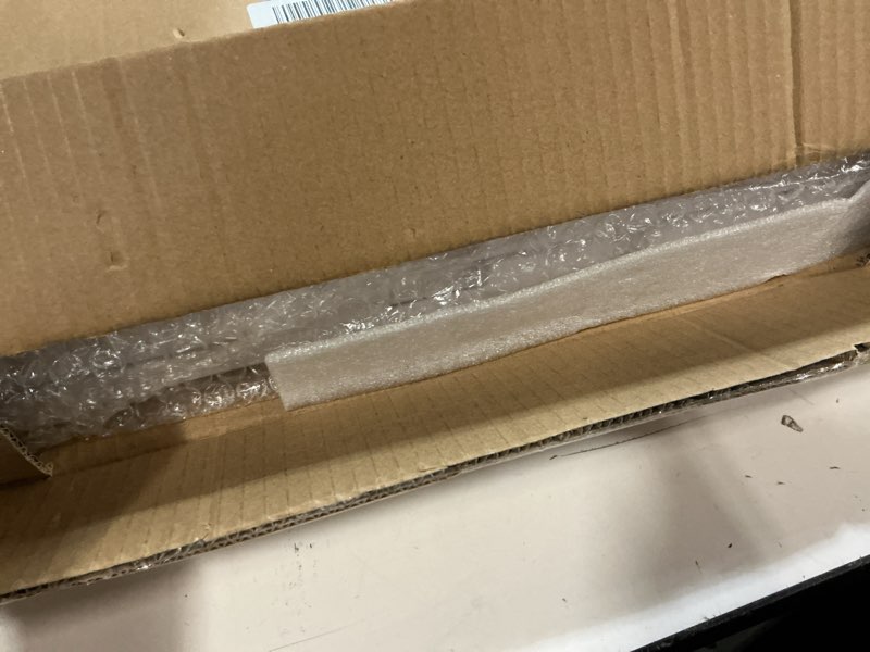 Condition photo showing New/Like New for Dog Gate, SHYUJAJIE Adjustable Extra Wide Short Dog Gate,Small Pet Gate with 4 Extension Kits, Pressure Mounted for Doorways & Stairs (White, 18-48" W*14" H) 18-48"W*14"H White