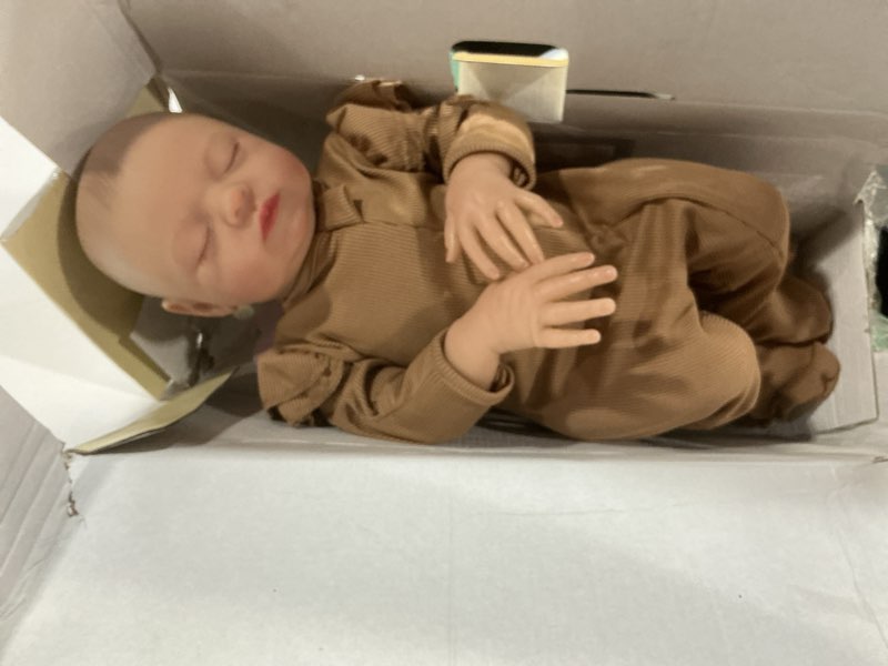 Condition photo showing Good Condition for jizhi lifelike reborn baby dolls - 18 inch realistic-newborn baby dolls girl handmade real life baby dolls with clothes for kids age 3+