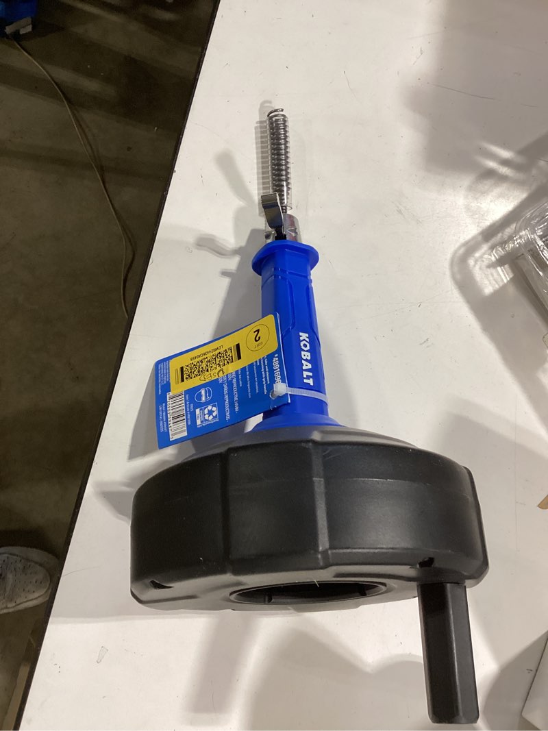 Condition photo showing Good Condition for kobalt 1/4-in x 15-ft high carbon wire hand auger for drain