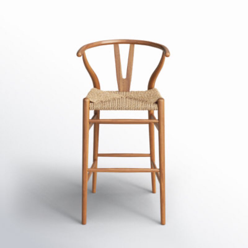 Fairbanks Solid Wood Stool Joss & Main Frame Color: Natural