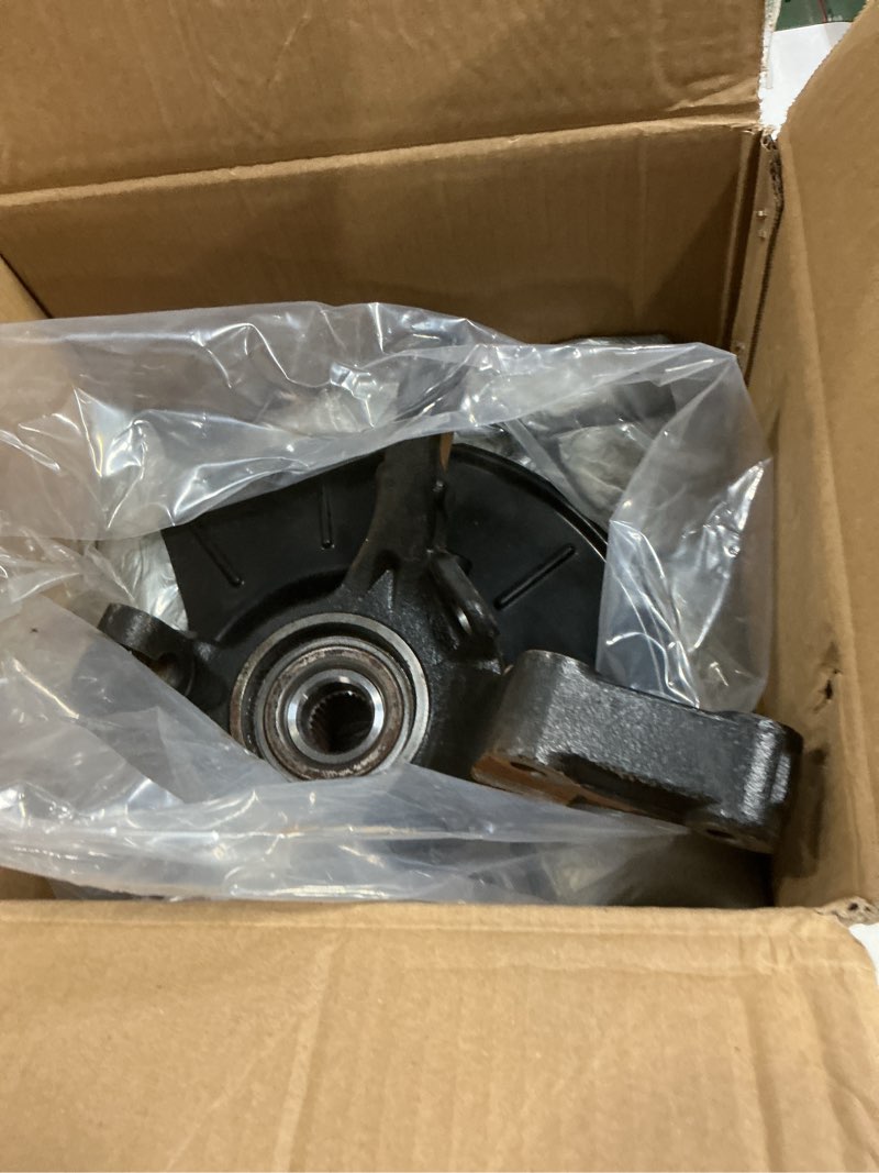 Condition photo showing As Is for front left complete wheel hub bearing steering knuckle assembly for 2005-2012 ford escape for 2005-2011 mercury mariner for 2005-2006 2008-2011 mazda tribute 698-405