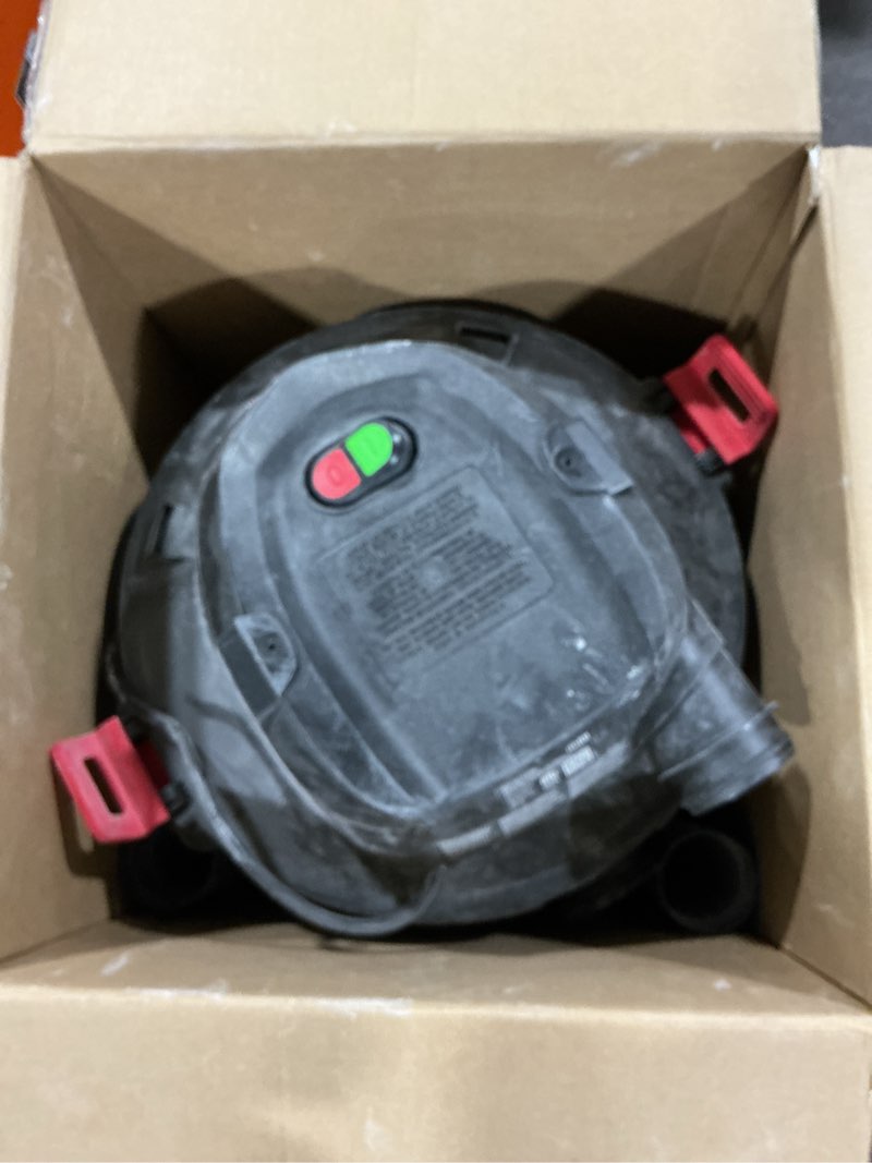 Condition photo showing As Is for (Similar to stock photo) CRAFTSMAN CMXEVBE17595 16 Gallon 6.5 Peak HP Wet Dry Vac, Heavy-Duty Shop Vacuum Wet and Dry with Filter, Dust Bag, Hose and Attachments for Home Projects & Renovations 16 Gallon 6.5 Peak HP w/Filter, Dust Bag, Hose