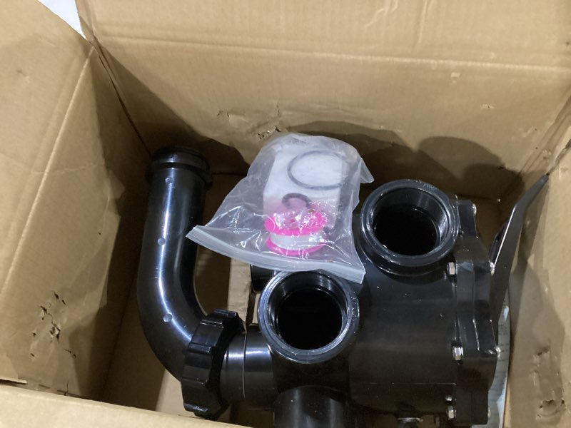 Condition photo showing Good Condition for sp0715x62 multiple port 6-position control valve with gauge,2 inch side mount (sand),compatible with hayward pro-series vari-flo.