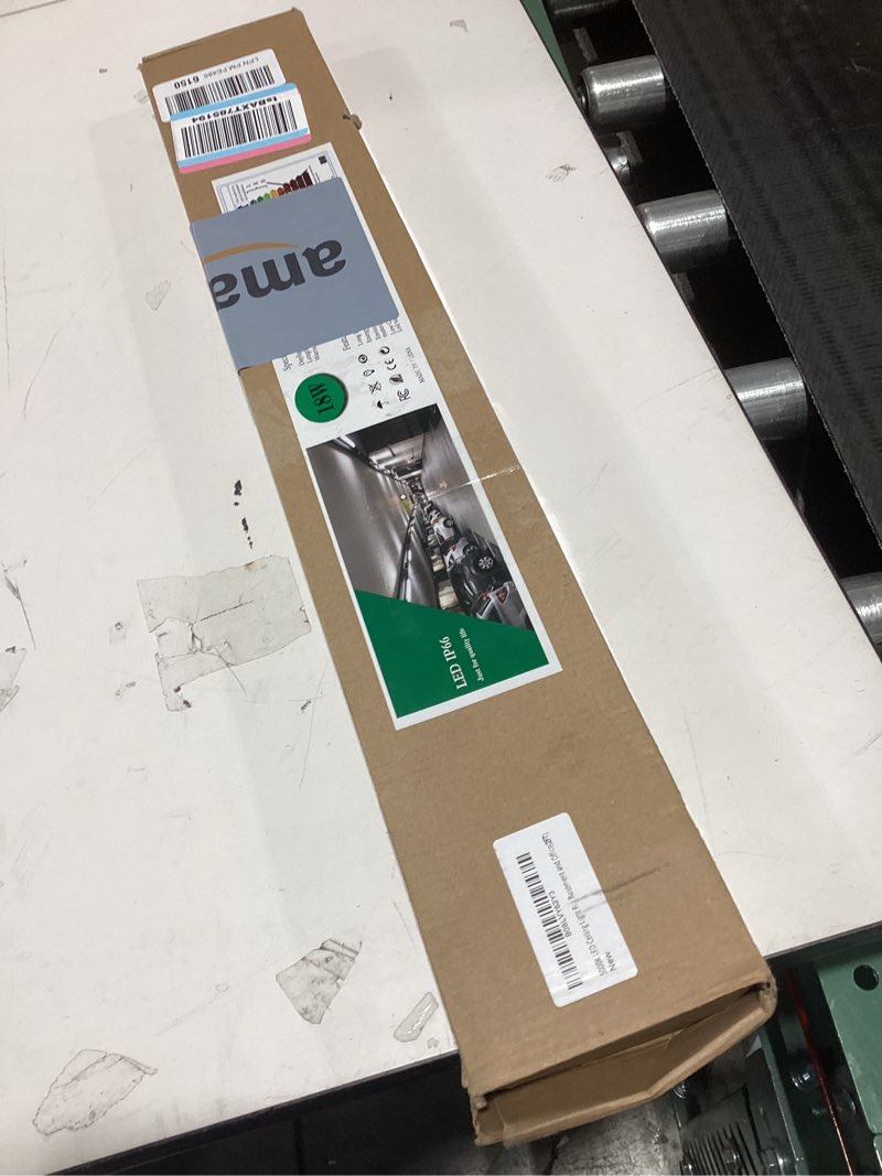 Condition photo showing Good Condition for KUKUMAO 5000K Plug-in LED Tube Light Fixture, 18W Linkable Cabinet Light for Garage, Kitchen, Bathroom, Closet, Office - 2Ft, Triproof, White White 2 FT