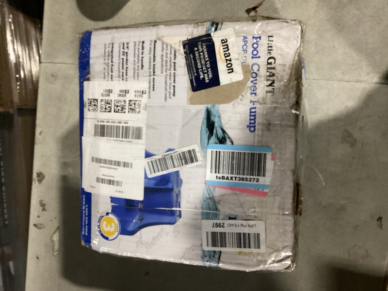 Condition photo showing Good Condition for little giant apcp-1700 115-volt, 1/3 hp, 1745 gph, automatic, submersible, swimming pool cover pump 