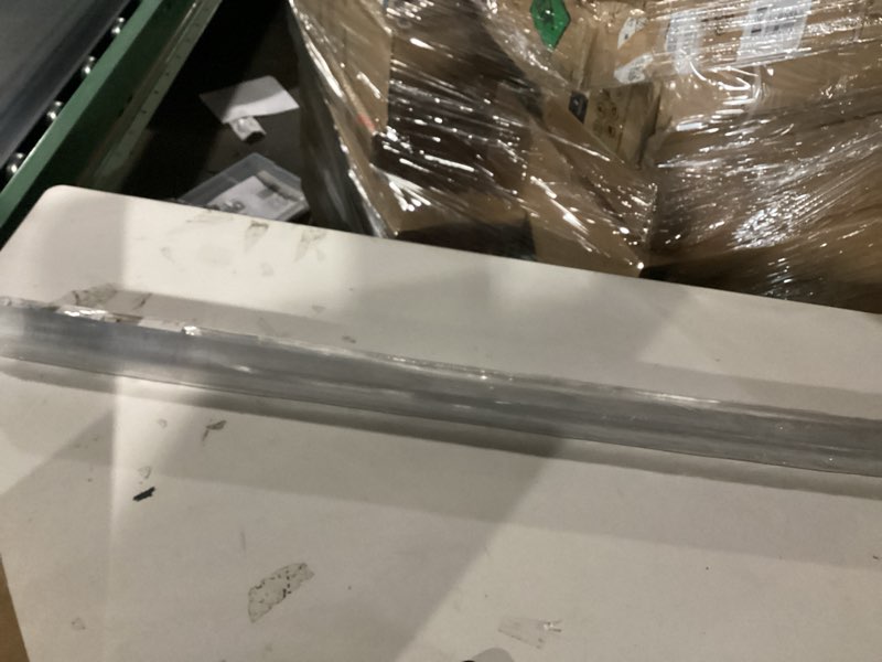 Condition photo showing New/Like New for clear table protector 40 x 80 inch, 1.5mm thick plastic table cover, waterproof pvc clear table cover protector, desk protector mat, writing desk pad for desktop, coffee & dining room table 40" x 80" (rectangular) crystal clear