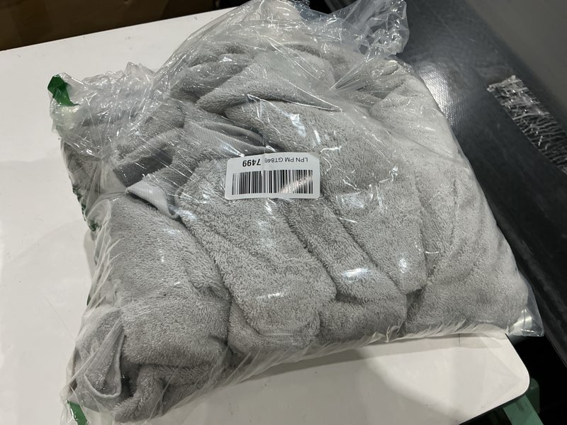 Condition photo showing Good Condition for chakir turkish linens 2 piece large bath towels, 100% cotton turkish towels for bathroom, luxury soft absorbent bath towels, 30 x 60 inches, silver gray silver gray 30"x60" large bath towels