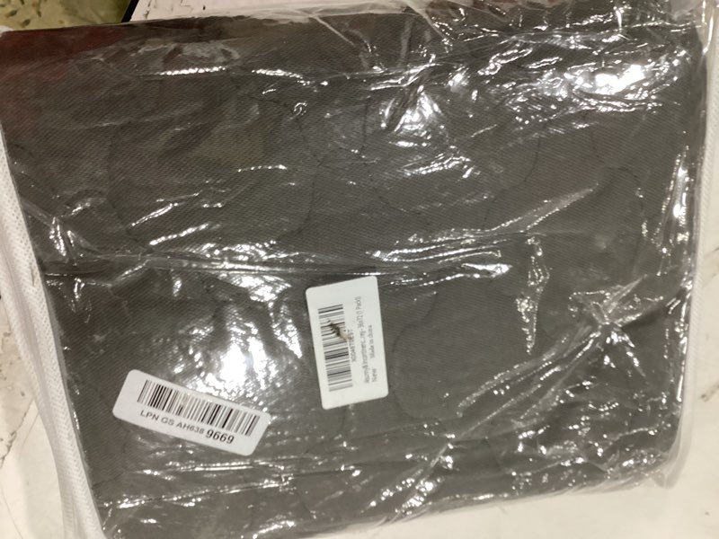 Condition photo showing Good Condition for hide stains extra large washable bed pads(36x72 inch), heavy absorbent waterproof pad for incontinence, washable underpads, bed wetting pads for adult, kids, elderly, pet gray 36x72 inch/1pack
