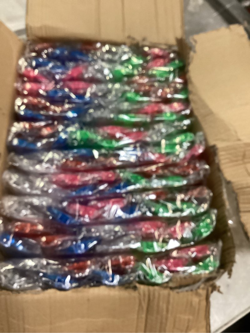 Condition photo showing New/Like New for 100 Pack Glow in The Dark Glasses Bulk for Kid Adult, 5 Color LED Light Up Glasses with 3 Flashing Modes, Neon Glowing Party Favor Supplies for New Years Eve Birthday Wedding Halloween Goody Bag stuff