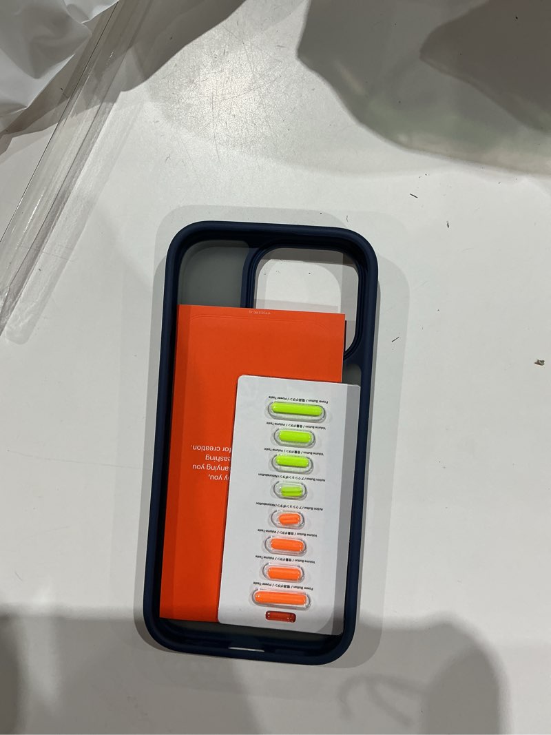 Condition photo showing Good Condition for torras for iphone 16 pro case translucent matte blue | compatible with magsafe, military grade drop protection, stronger magnetic, shockproof airbag, color button, slim anti-scratch deep blue for iphone 16 pro