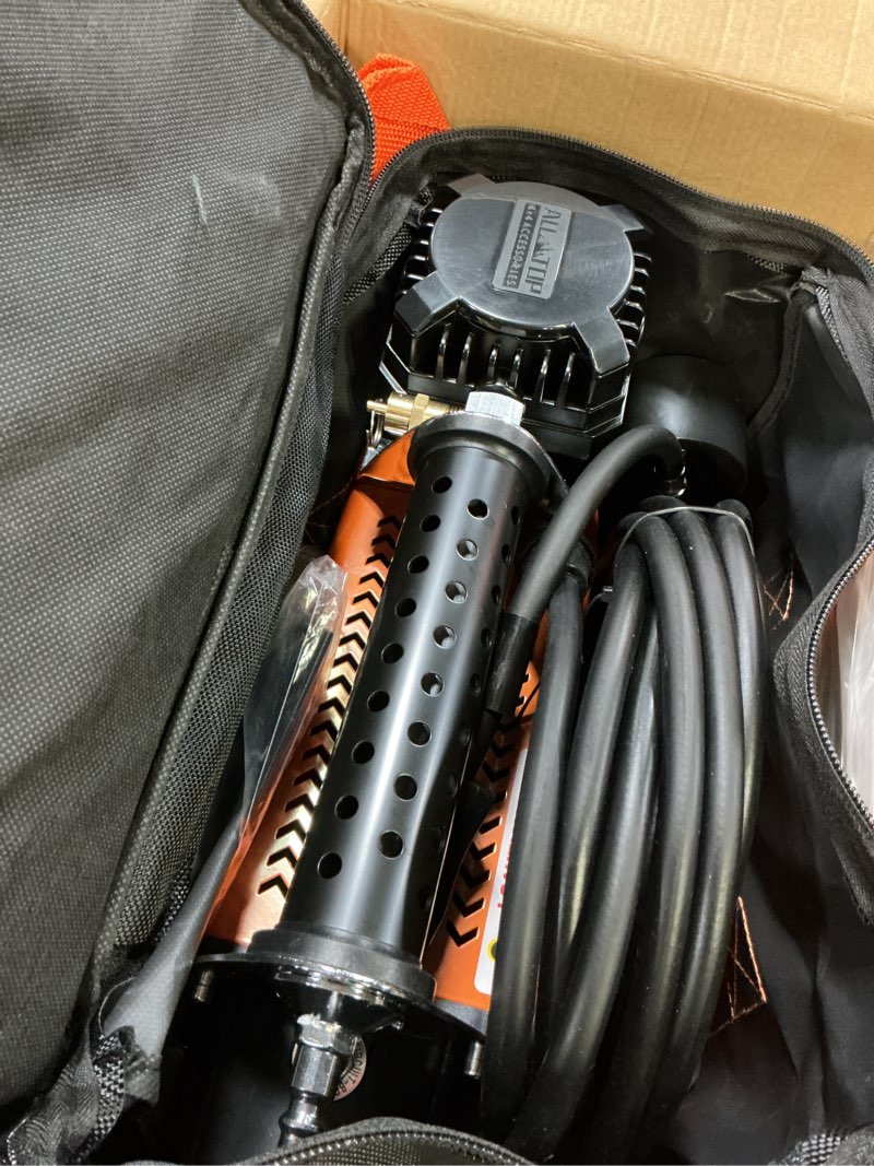 Condition photo showing Good Condition for ALL-TOP Air Compressor Kit, 12V Portable Inflator 7.06CFM, Offroad Air Compressor for Truck ,Air Pump for Car Heavy Duty, Max 150PSI for SUV 4x4 Vehicle RV Tire 200 L/Min