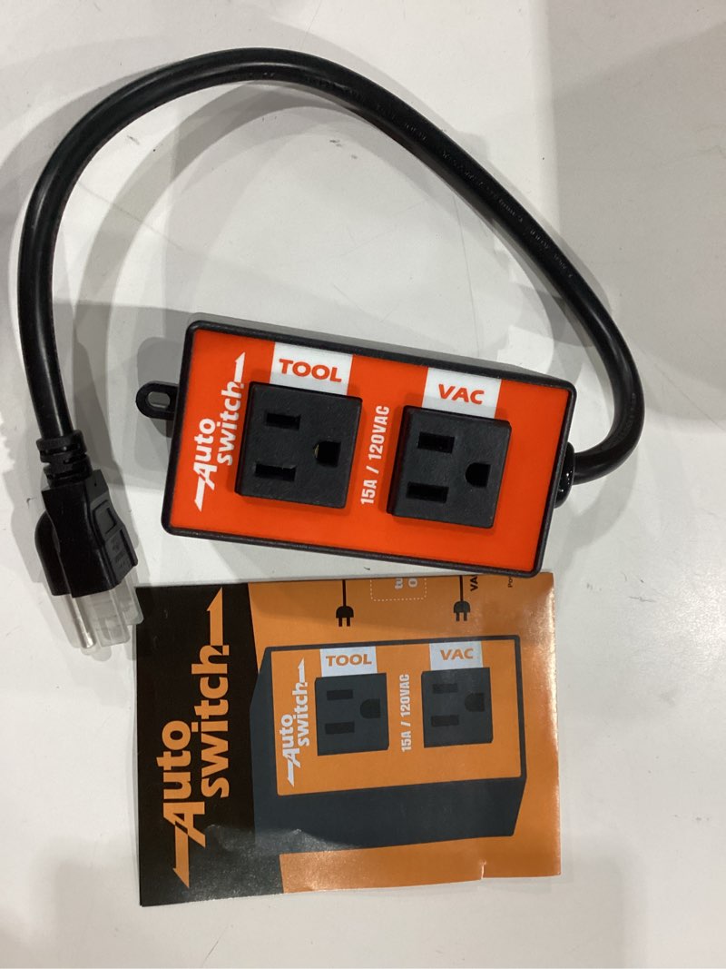 Condition photo showing New/Like New for O'SKOOL Automatic Vacuum Switch Allows Power Tool to Turn Vacuum/Accessory on and Off Automatically, PTA08