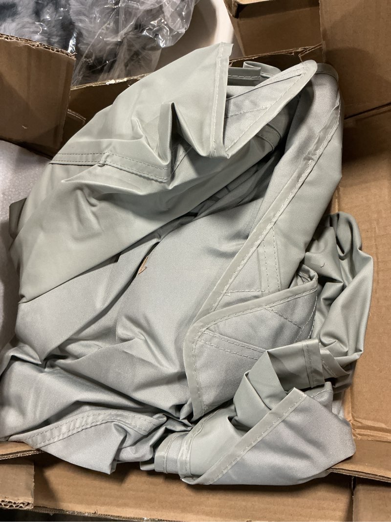Condition photo showing Good Condition for grill gazebo replacement canopy top - wonwon 5x8 gazebo roof double tiered outdoor bbq roof cover grill shelter only fit for model l-gg001pst-f (gray)