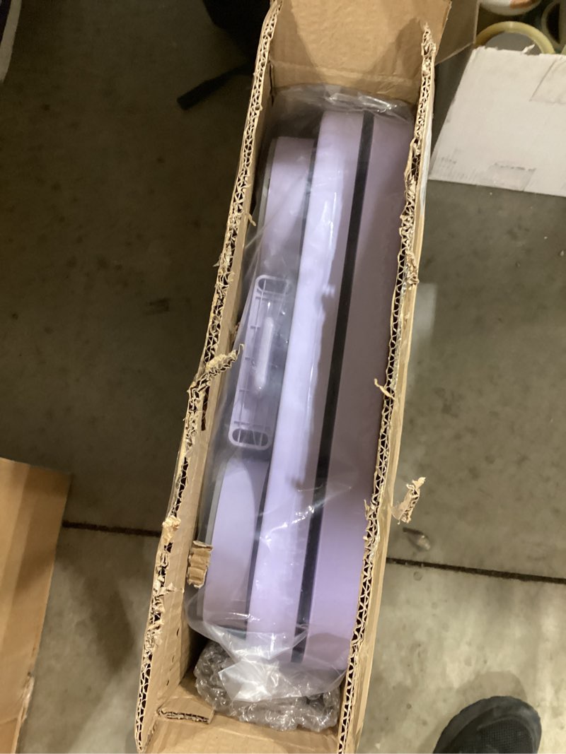 Condition photo showing New/Like New for exhilppy portable pilates reformer board, foldable home pilates board kit with phone holder and timer, 8-in-1 multi-functional reformer pilates machine purple a