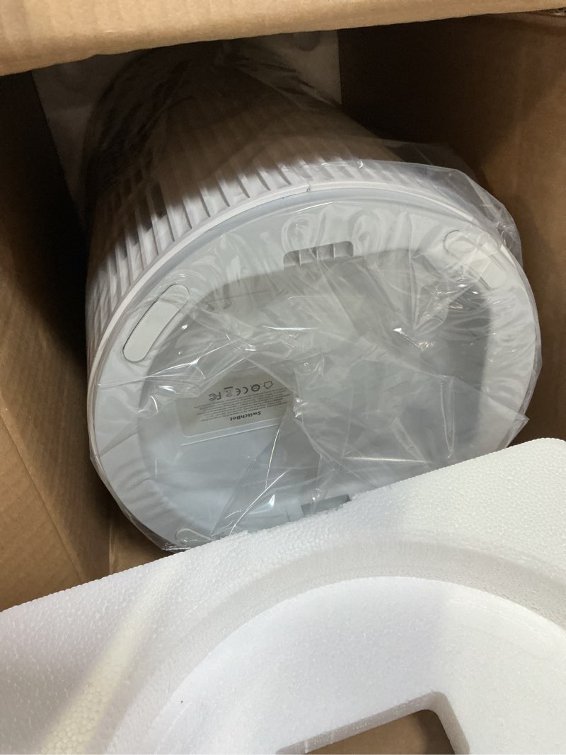 Condition photo showing Good Condition for SwitchBot Air Purifiers for Home Large Room with Matter Up to 3620 ft², 20dB, Washable Pre-filter, Pet Mode, 10 RGB Colors, Aromatherapy, Work with Apple Home, Google Home, HomeAssistant Air Purifier - Floor Model - Standard White