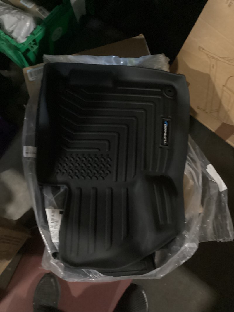 Condition photo showing Good Condition for similar oedro floor mats fits for 2017-2022 ford f-250/f-350 super duty crew cab with 1st row bench seat, with factory storage box, custom fit black tpe all-weather protection floor liners