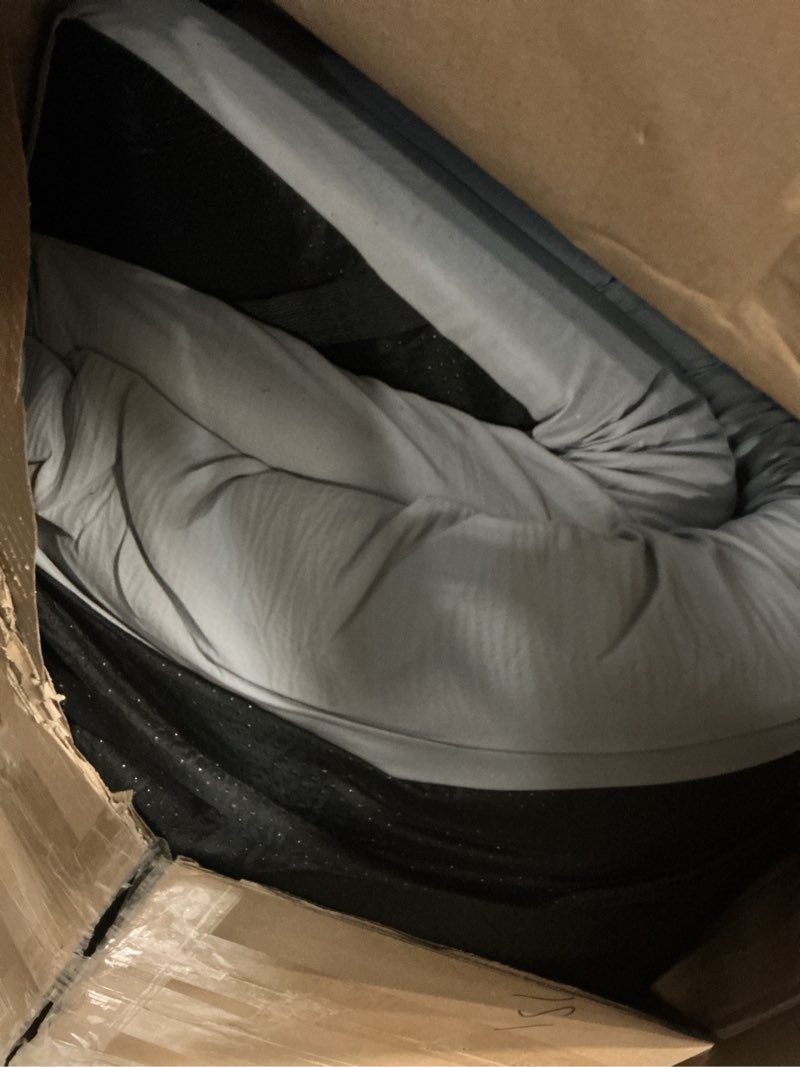 Condition photo showing Good Condition for cymula memory foam camping mattress pad,3inch sleeping pad for camping,non-slip bottom floor cot car mattress bed with retaining portable roll up mattress pad mat for travel truck guest bed tent single:75*30*3 grey