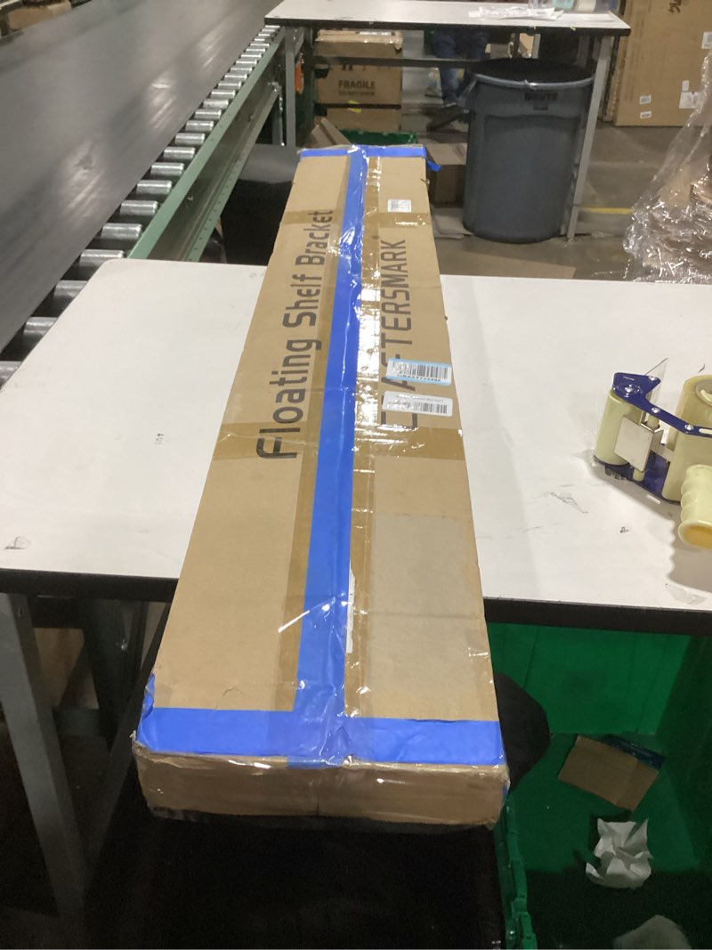 Condition photo showing New/Like New for 1 Pack Large Shelf Brackets Long Floating Shelf Bracket Invisible Floating Shelf Hardware Heavy Duty