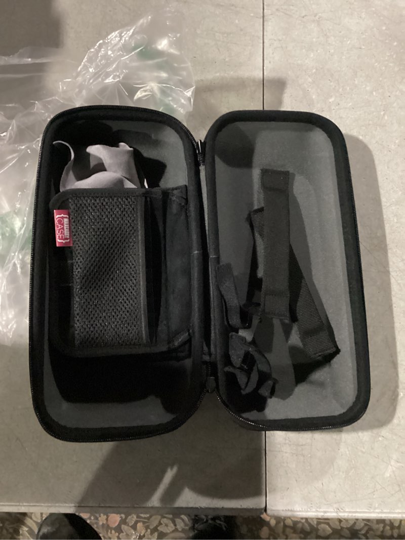 Condition photo showing item condition for SIMILAR TO STOCK PHOTO. Ginsco Hard Shell Case Compatible with Beats/Skullcandy/Sony MDR7506/Soundcore/BERIBES/KVIDIO/TOZO Foldable Wireless/Wired Over-Ear Headphones, Travel Carrying Headphone Case (Black)
