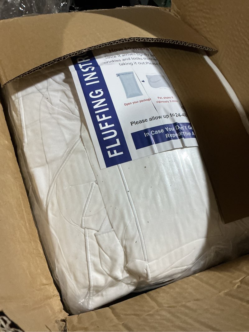 Condition photo showing Good Condition for coonp queen mattress topper, extra thick pillowtop, cooling and plush mattress pad cover cotton top bed topper protector with 8-21 inch deep pocket