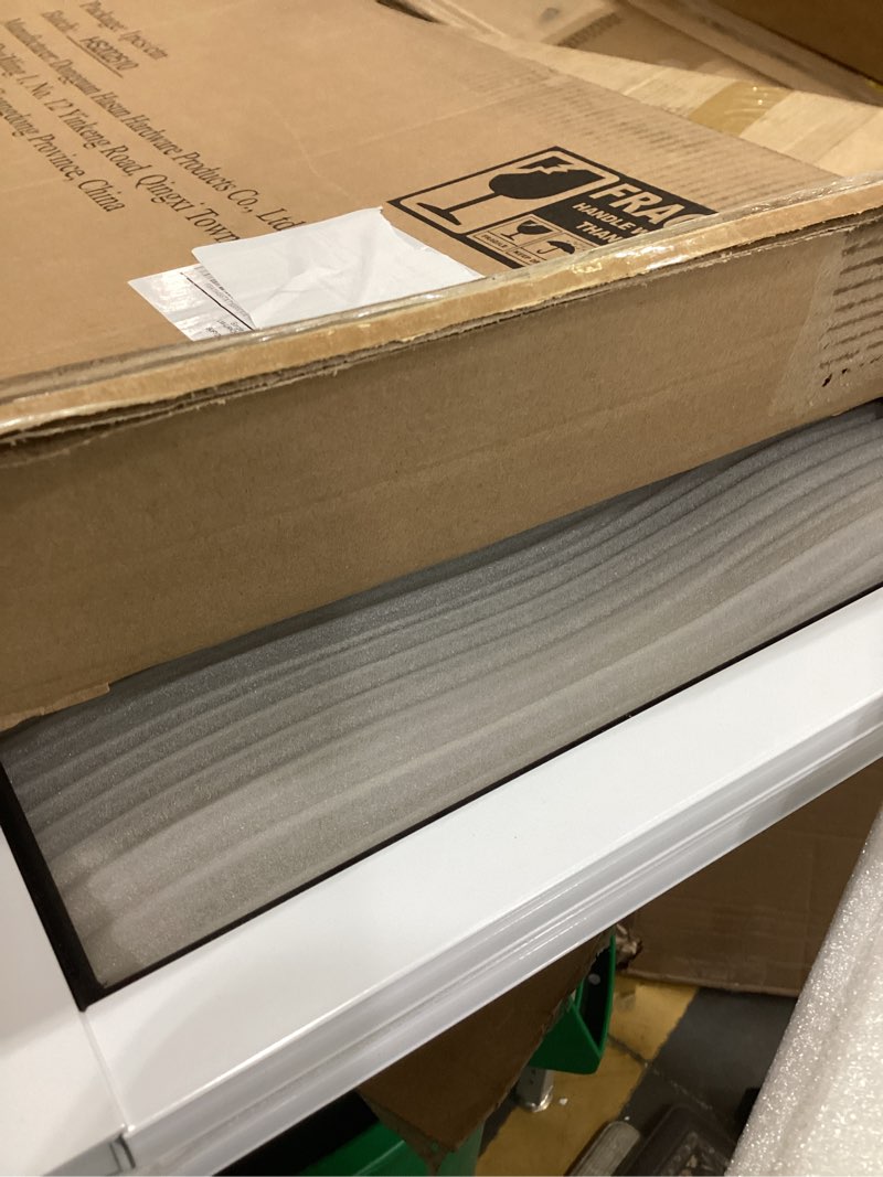 Condition photo showing Good Condition for slevoo sliding glass dog door, no-cut installation, height adjustable 79 1/5" to 82", upgraded silicone flap, weatherproof & secure pet door for medium/large dogs, white aluminum frame (large)
