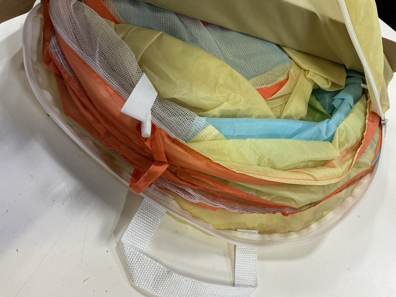 Condition photo showing Good Condition for utex 3 in 1 pop up play tent with tunnel, ball pit for kids, boys, girls, babies and toddlers, indoor/outdoor playhouse (3 in 1 with suquare tent)