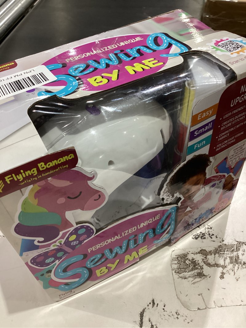 Condition photo showing As Is for Sewing Machine for Beginners with Extension Table, Adjustable 2-Speed 2-Thread Mini Sewing Machine, Portable Electric Maquina de Coser with Foot Pedal, Perfect for DIY, Ideal Gift for Kids and Adults Model 201 with Extension Table