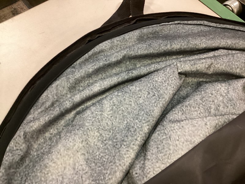 Condition photo showing Good Condition for Kate Collapsible Backdrop Pop-up Photo Backdrops Folded Grey Teal for Photography, for Video, for Broadcast, 5x6.5ft