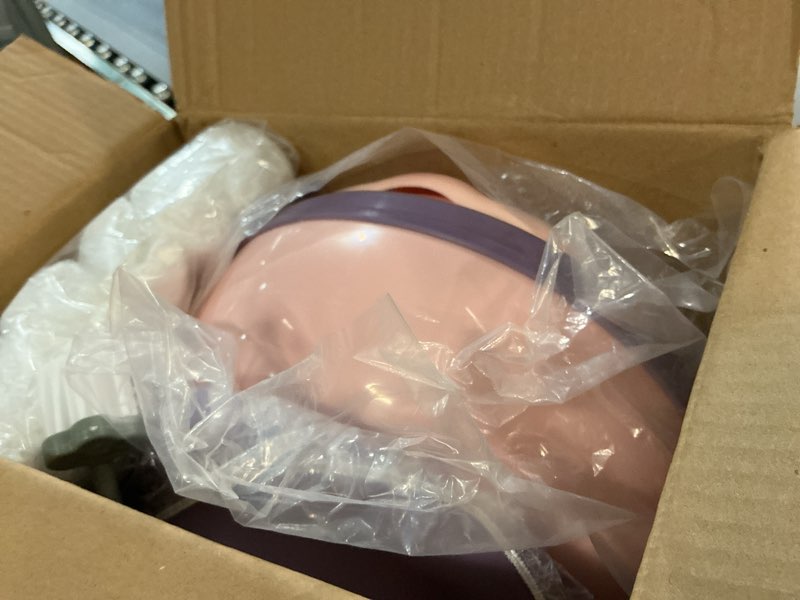 Condition photo showing Good Condition for potty training toilet, realistic potty training seat, toddler potty chair with soft seat, removable potty pot, toilet tissue dispenser and splash guard, non-slip for toddler& baby& kids purple, pink