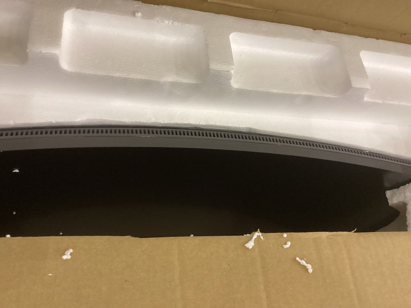 Condition photo showing As Is for ASUS ROG Strix 32” 1440P USB-C Curved HDR Gaming Monitor (XG32WCS) - QHD, 180Hz, 1ms, Fast VA, Extreme Low Motion Blur Sync, FreeSync, DisplayWidget, Tripod Socket, AI Technology, 3 yr Warranty 32" Fast VA Curved 180Hz QHD