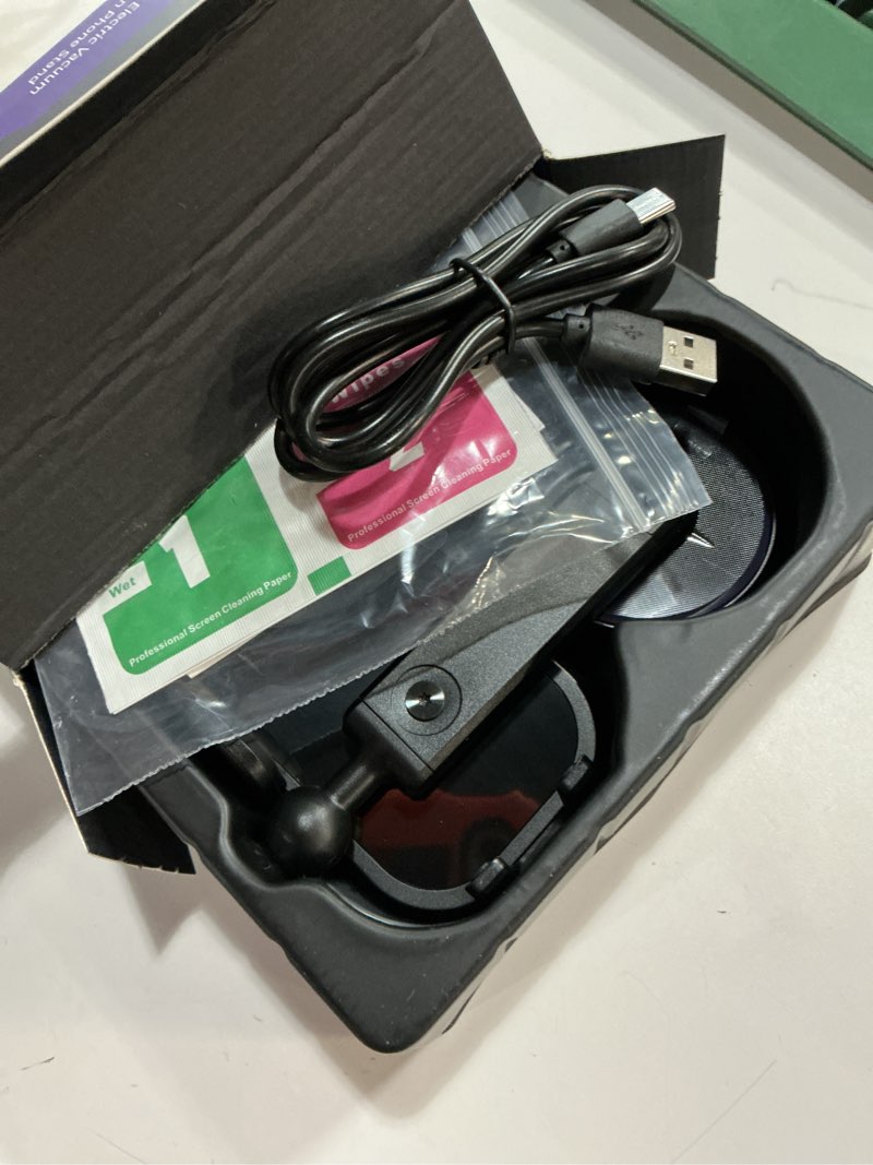 Condition photo showing New/Like New for LISEN Electric Retractable Car Phone Mount, iPhone Vacuum Electric Suction Cup Phone Mount, Suction Cup Magnetic Phone Holder, only for Mirror, for iPhone 17 Pro Max Plus 16 15 ~ X, Samsung Galaxy S25