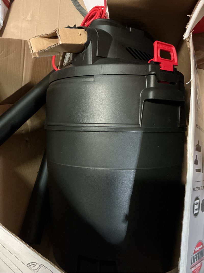 Condition photo showing Good Condition for shop-vac 14-gallon 6 hp corded wet/dry shop vacuum with accessories included