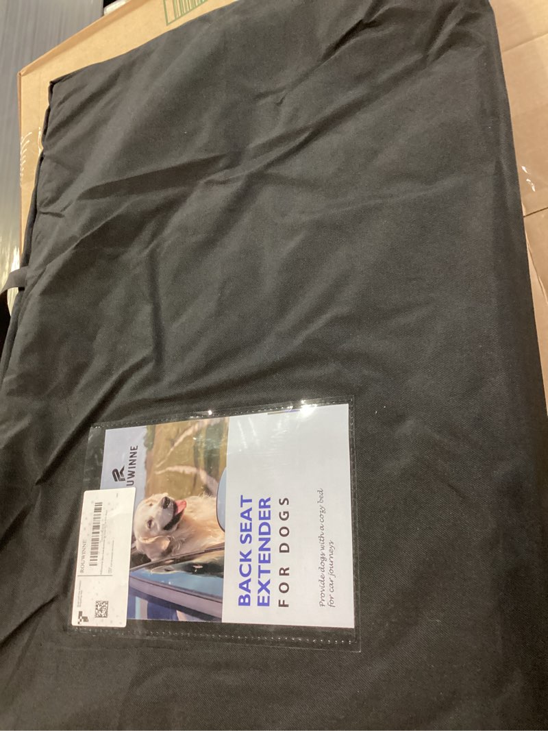 Condition photo showing New/Like New for similar dog car seat cover for back seat, hard bottom back seat extender for dogs, dog hammock for car suv and trucks - waterproof, anti scratch?easy to clean, supports 400lbs black large
